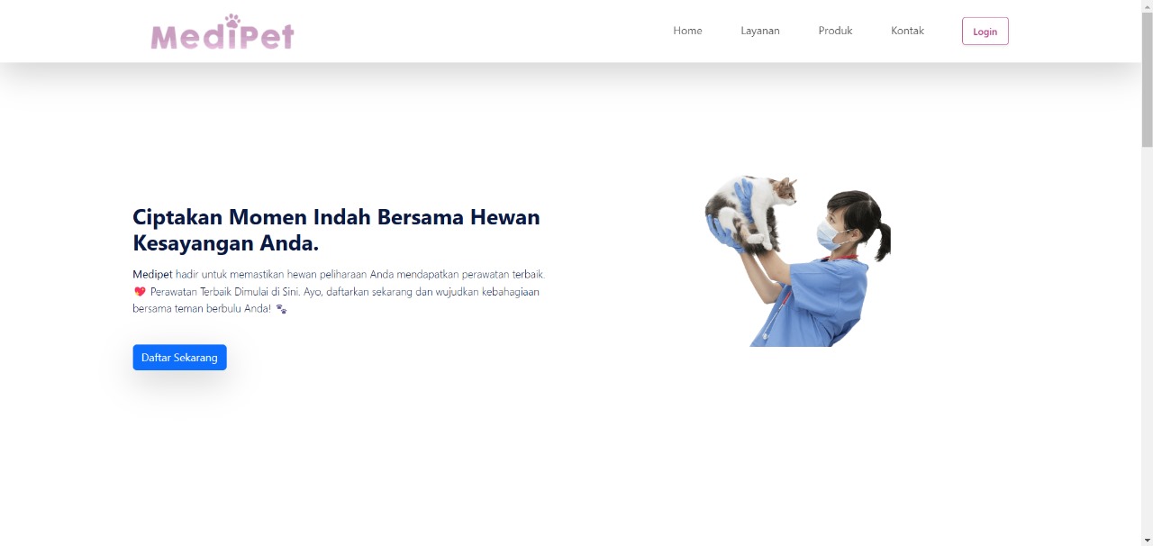landing page
